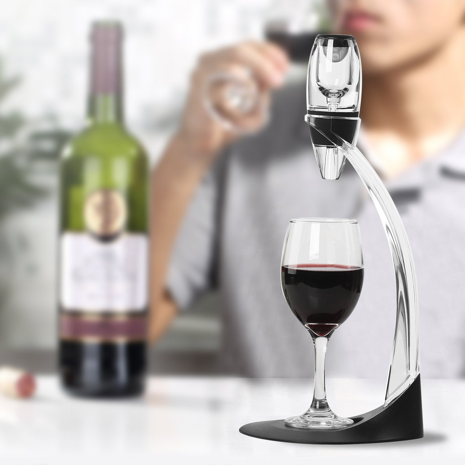 Magic Quick Wine Decanter Aerator Set