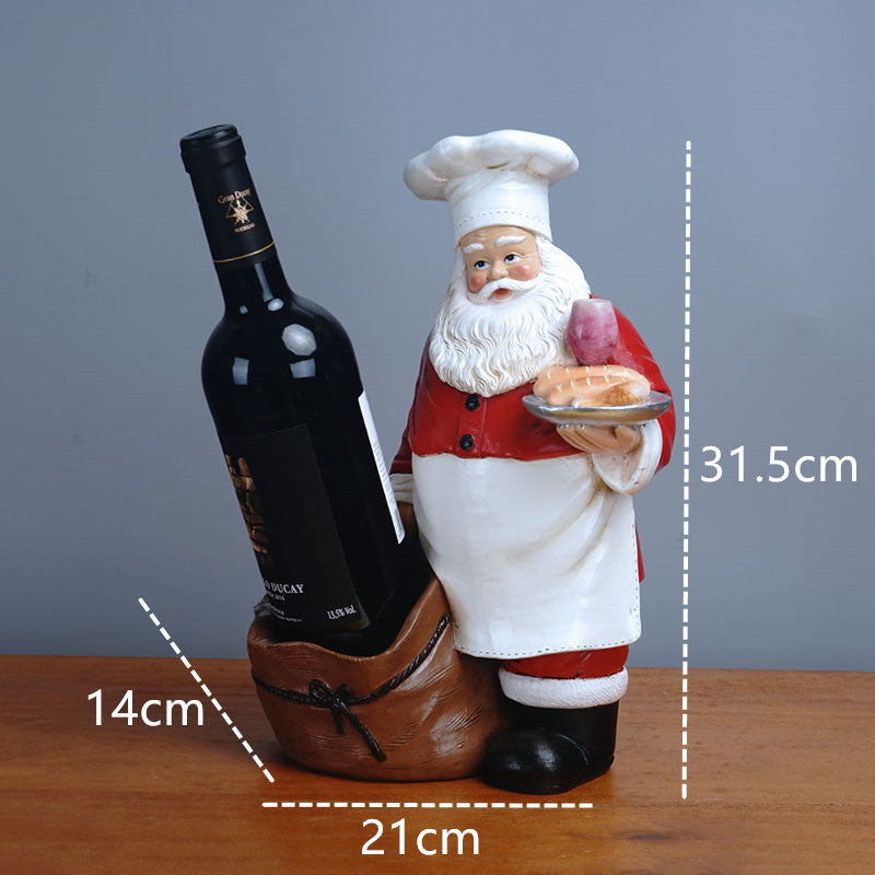 Santa Bottle Holder