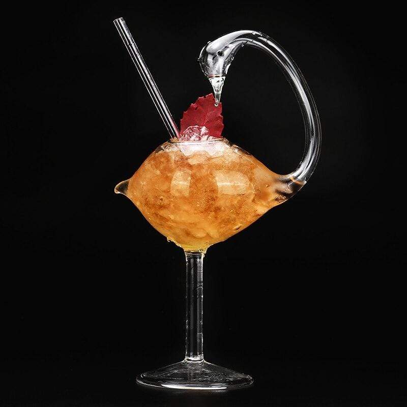 Creative Crystal Swan Shape Cocktail Glass 178ml - 1pc