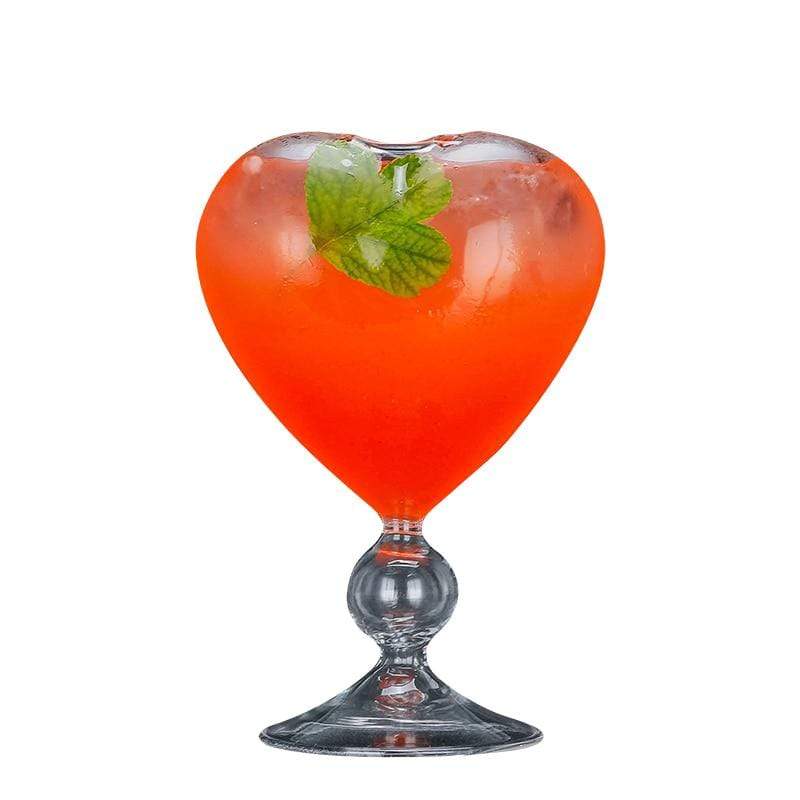 Heart Cocktail Glass - 1pc