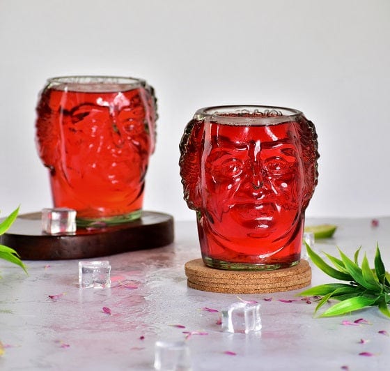 Upcycled Old Monk Glasses